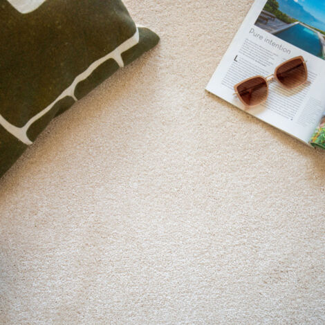 Décoweb – Moquette de sol en rouleau velours 4m x 1m – Épaisseur 17,5mm – Dossier FusionBac – Résistante aux taches et à la lumière