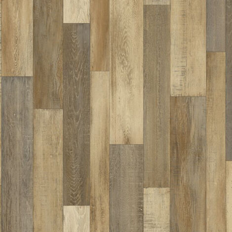 Décoweb – Sol vinyle imitation parquet naturel nuancé 15 x 20 cm – Épaisseur 2,8 mm – Isolation phonique 16 dB – Résistance au glissement R10 (1/5)