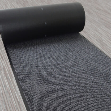 Tapis Entrée Intérieur, 45 x 75cm Paillassons pour entrée,Paillasson Tapis Interieur Lavable en Lin,Tapis de cuisine,Gris - Maison