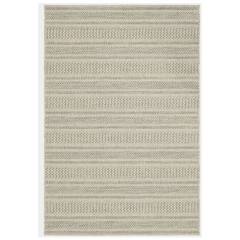 Décoweb – Tapis extérieur 200 x 290 cm – 100% polypropylène – Résistant à l'eau et aux UV – Tissé plat pour intérieur et extérieur