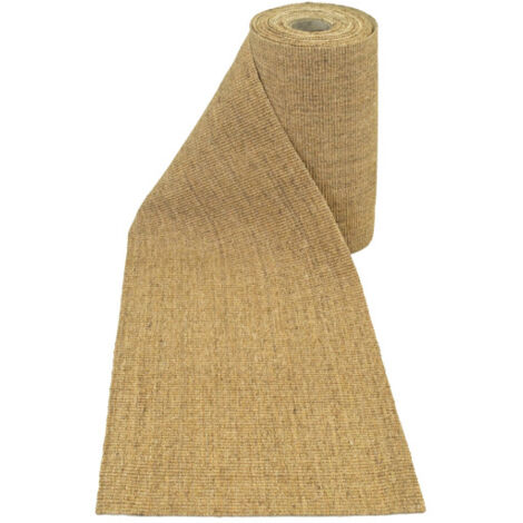 Décoweb – Tapis de passage en sisal naturel pour couloir et escalier – Antidérapant – Dossier latex – 0.67m x 1m – Épaisseur 4.7mm