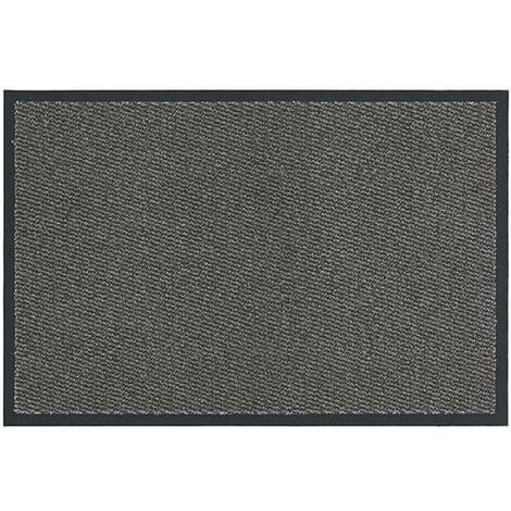 Tapis paillasson pour porte d'entrée - Anthracite - 90 x 150 cm