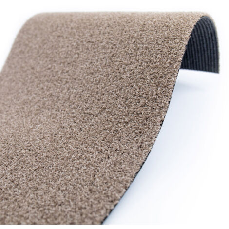 Gazon synthétique - Event classé feu et certifié GRS - Taupe - 8 mm - Rouleau de 2m x 10m (1/2)