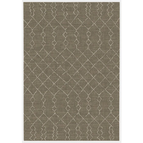Tapis de terrasse - Scandinave - Marron foncé - 160 x 230 cm (1/5)