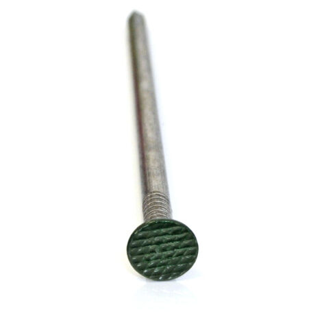 Décoweb – Sac de 100 clous droits à tête verte pour gazon synthétique – Longueur 140mm – Fixation sur sols en terre et terrains meubles