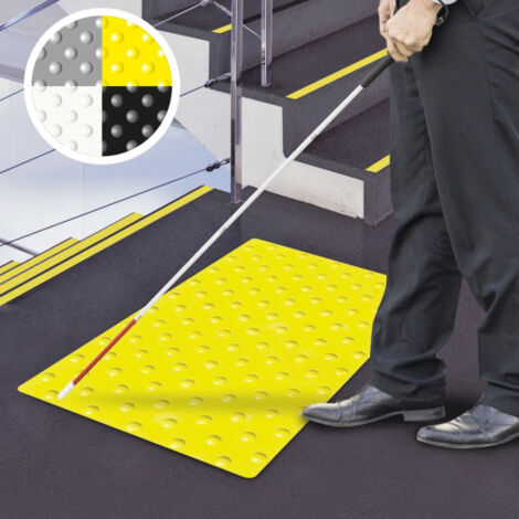 Dalle Podotactile PMR - ERP - Blanc