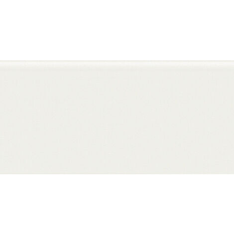 Décoweb – Plinthe bois blanche pour stratifié – Longueur 280 cm – Hauteur 6 cm – Épaisseur 1,6 cm – Rainure pour câbles (1/3)