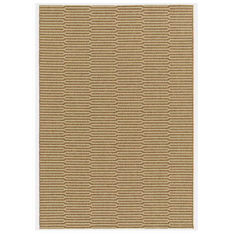 Tapis Salon / Terrasse - Capsule - Formes graphiques cuivrées - 160 x 230 cm