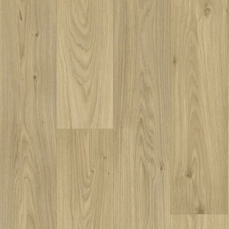 Sol PVC Textile - Aspect parquet chêne clair - Rouleau de 2m x 4m (1/5)