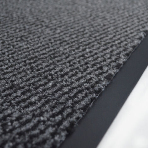 Tapis paillasson pour porte d'entrée - Anthracite - 120 x 180 cm