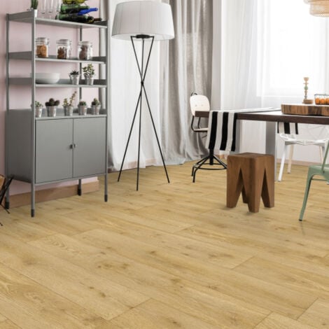 Sol Vinyle Link Plus - Imitation parquet bois naturel - Surface brillante - Echantillon 15 x 20 cm