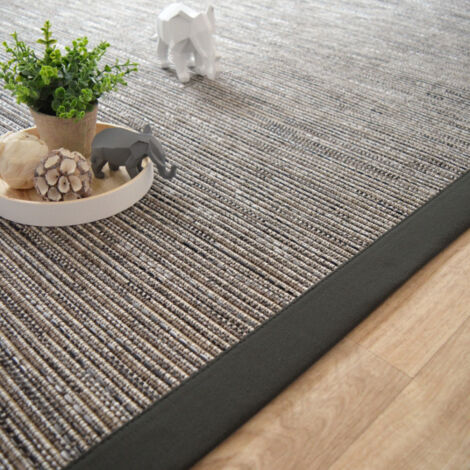 Tapis intérieur / extérieur - Bornéo silver - Ganse polypropylène anthracite - 250 x 350 cm (1/5)