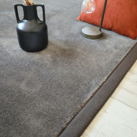 Tapis doux - Hypnose marron brun - Ganse chocolat - 80 x 150 cm (1/5)