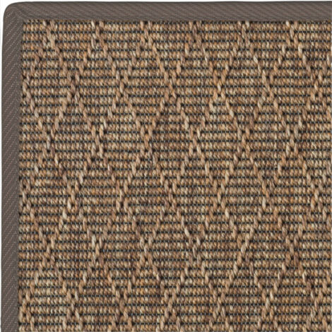Tapis intérieur / extérieur Timika - Marron camel - Galon marron - 250 x 350 cm (1/3)