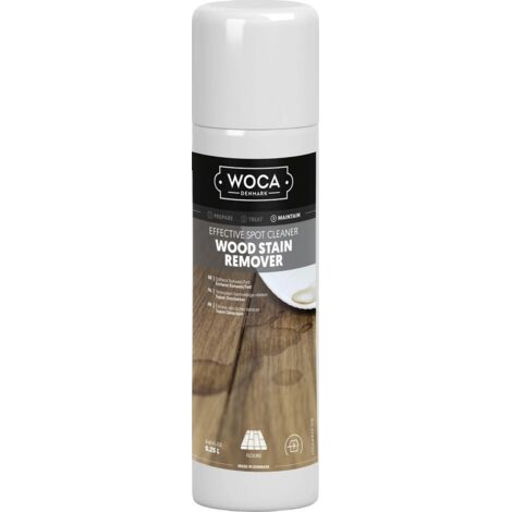 Détachant bois naturel pour parquets – Élimine taches tenaces (vin, café, graisse) – Prêt à l’emploi – Application en pulvérisation – Woca