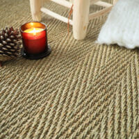 Jonc de mer - Assam - Chevron - Rouleau de 4m x 4m