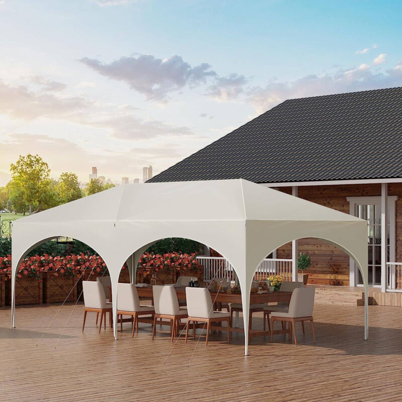 HOTEEL Faltpavillon 3x3 Wasserdicht Stabil Wetterfest Pop-Up