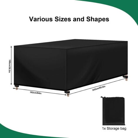 Gartenliege Abdeckung 420D - Wasserdichte Schutzhülle Für Outdoor-Möbel
