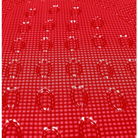 Fußmatten 4-tlg Autoteppich Alu-Look rot umrandet Textil Fußraum  Verschönerung