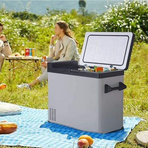 Smarter Mini Kühlschrank mit Eisfach - VEVOR Camping Kühlbox 12V