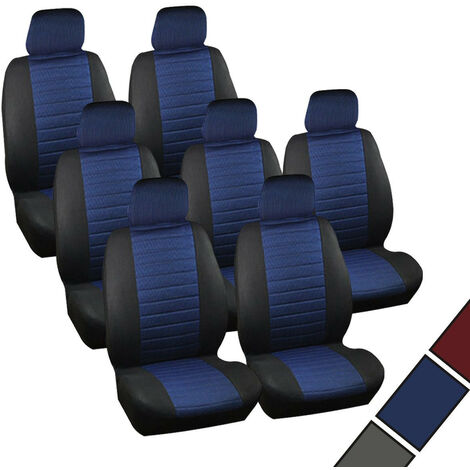 Auto Polster Sport Plus Sitze, Auto Suv Sitzbezüge 11Stk rot, blau  Universal - .de