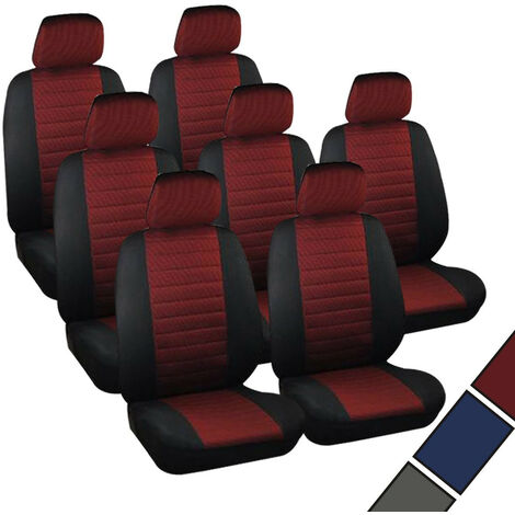 Auto-Sitzauflage 'SC150' schwarz/rot