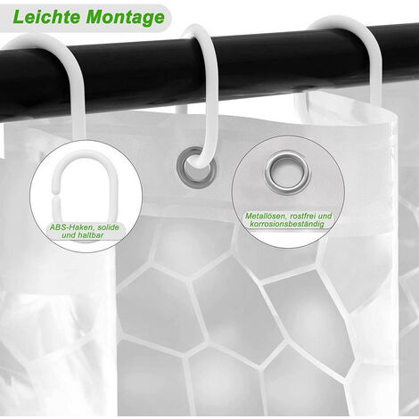 Transparente Duschvorhänge | Trends 2024 | Günstig Online Kaufen