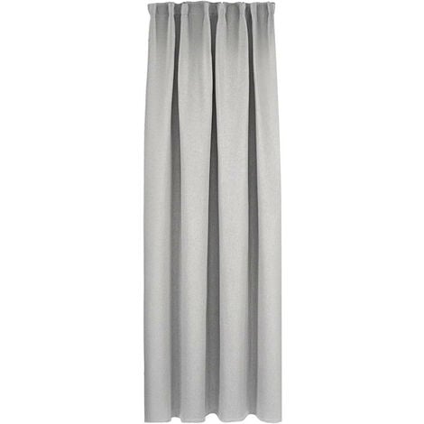 Flauschvorhang 90 x 200 cm Chenille Türvorhang grau Vorhang, Sonstiges, Wohnen