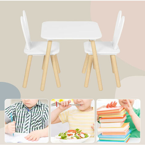 Panana Kindertisch Mit 2 Stühlen Kindersitzgruppe  Produktbild-Vorschau 7
