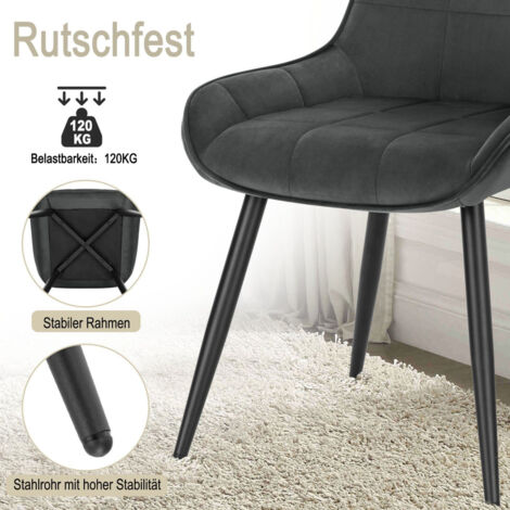 Jaxenor Sessel Mid-Century Beige - Bouclé Stoff Mit Massivholzrahmen