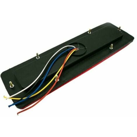 2Pcs 12V Camion Remorque Feu Arrière 19 LED Étanche Feu Stop Inverse Clignotant Feu Arrière Licence Lumières pour RV Remorque Camionnette Motoneige