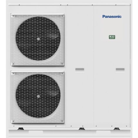 Panasonic – Pompe à chaleur air/eau monobloc 9kW – Efficacité A+++ jusqu'à -20°C – Hauteur 1410mm – Fluide R32