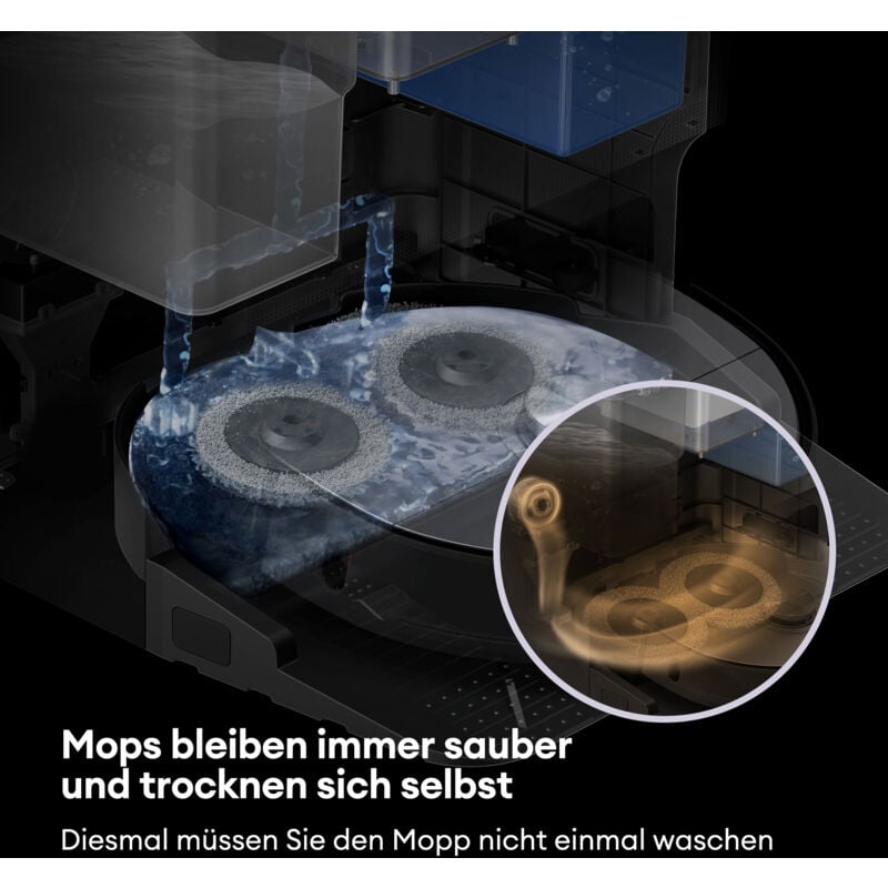 Produktbild von Dreame D10Plus Saugroboter Mit Wischfunktion 4000Pa Staubsauger Roboter Mit Absaugstation 2,5L Roboterstaubsauger Lasernavigation, 170Min Laufzeit, App&Alexa Fu00fcr Tierhaare, Teppich, Harter Boden, Weiu00df