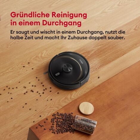 ULTENIC T10 Elite - Saugroboter mit Wischfunktion 3-in-1 - Entleerungsstation - Intelligente LiDAR Navigation - 2600 Pa - Steuerung über Siri&IFTTT - Teppicherkennung