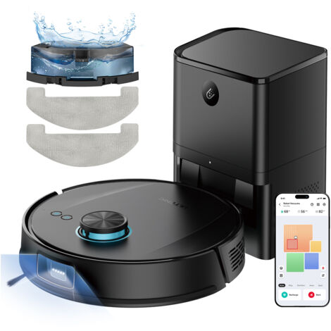 ULTENIC Robot Vacuum TP20 PRO, Lidar Navigation, Ideal for Hard Floor, Pet Hair, Self-Charge, 8000Pa 180min, 3.5L