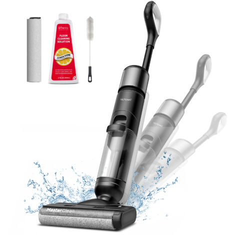 LAVAPAVIMENTI EUREKA NEW400, ASPIRAPOLVERE LAVAPAVIMENTI SENZA FILO, Sistema autopulente, Doppio serbatoio per acqua pulita e sporca, Facile manovrabilità