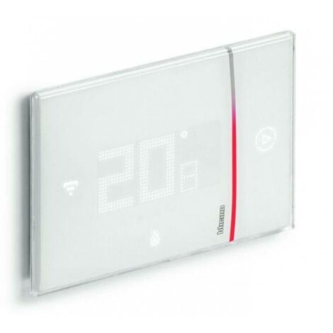 Integrierter, mit WLAN verbundener Thermostat Weiß Smarther2 Bticino XW8002