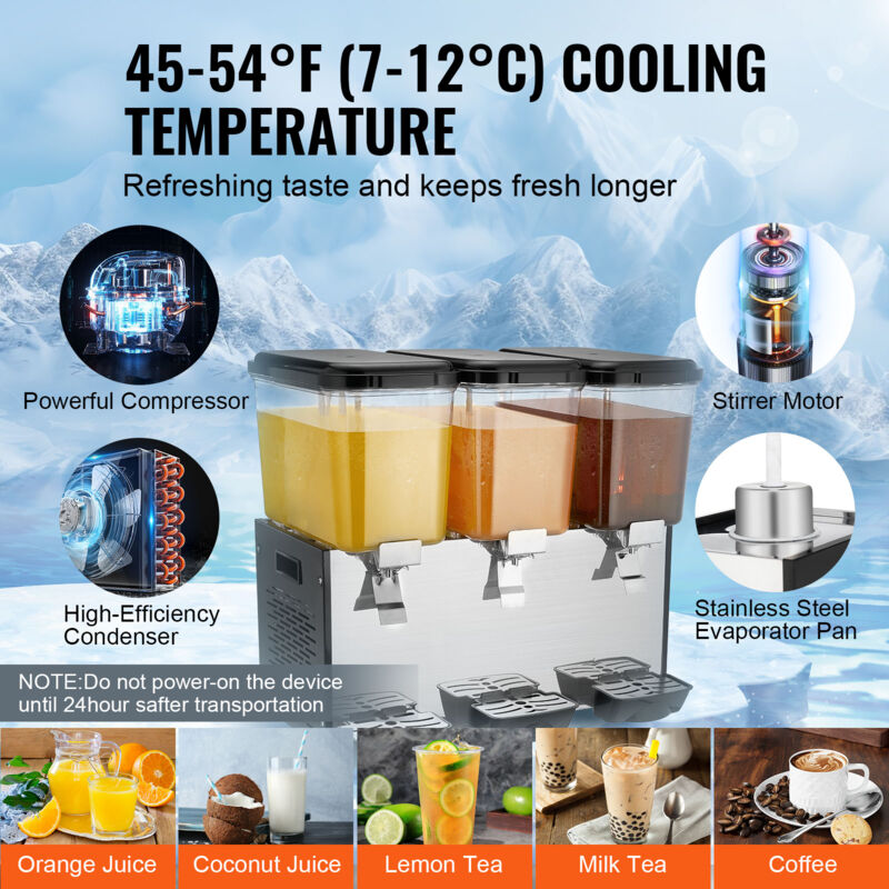 Distributeur De Boissons Avec Robinet, Distributeur Eau Frigo - 9