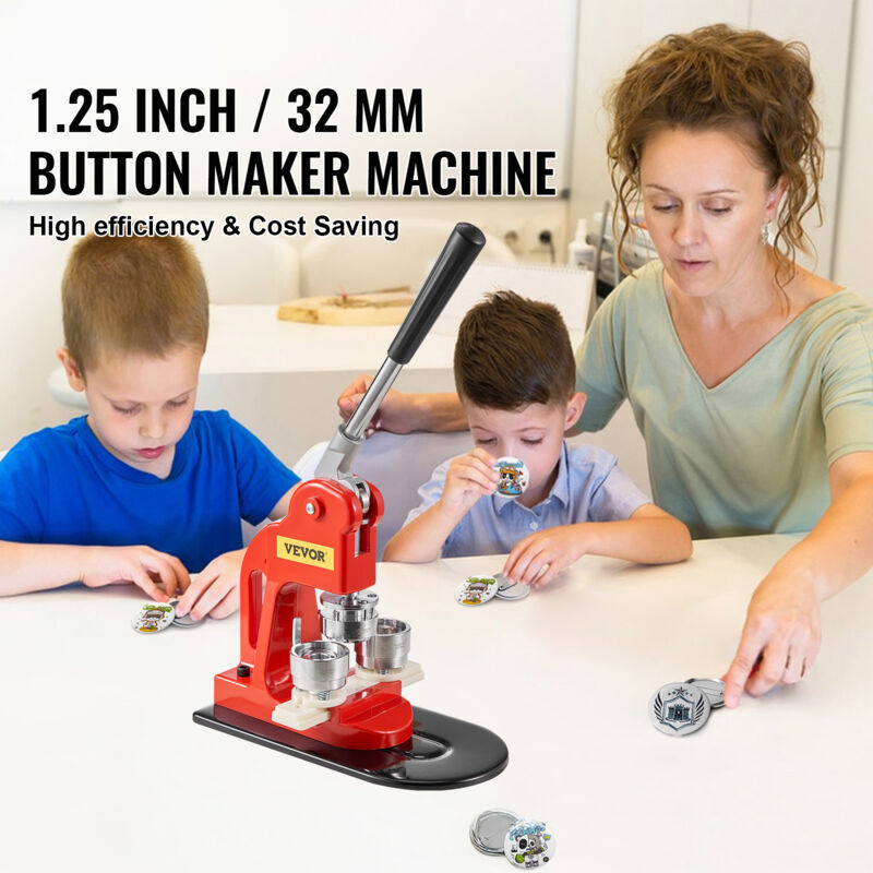 VEVOR Machine à Badge Poinçon Graphique Rond Manuel Découpeur