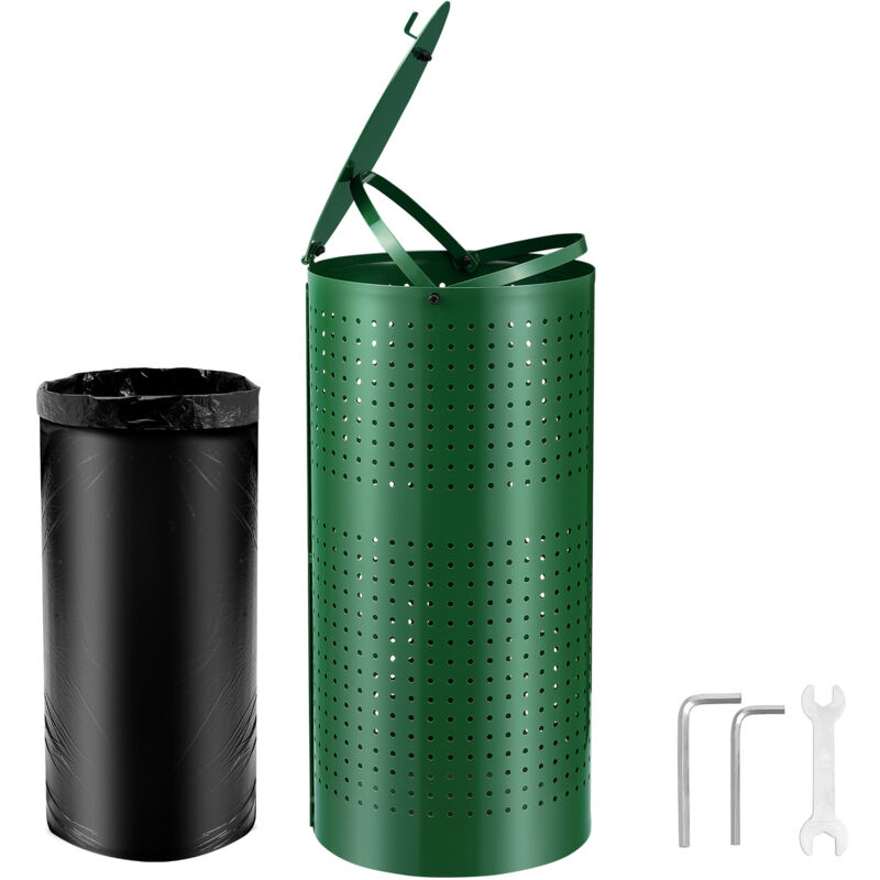 Mophorn Poubelle à déjections canines avec 50 sacs de doublure