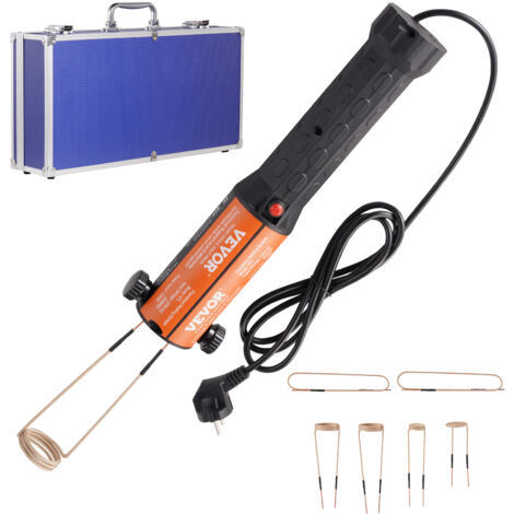 Chauffage Magnétique 1100w Chauffage Induction Magnétique RibasuBB 1100W 800°C - 8 Bobines Cuivre - Dévissage Boulons Rouillés - 220V Radiateur Electrique Flamme