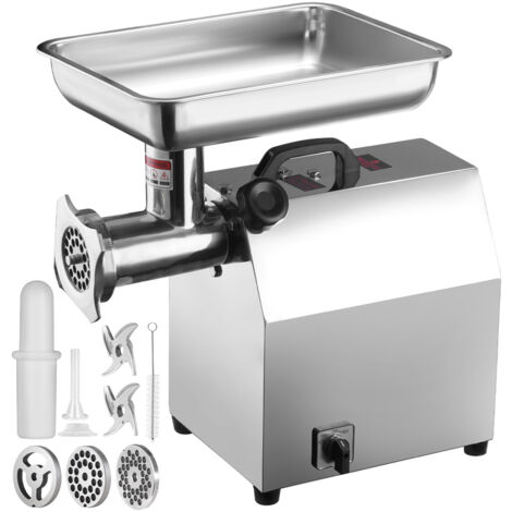 Simple Deluxe Hachoir à Viande électrique, Hachoir à Viande Robuste Hachoir Alimentaire Avec Kit De Saucisses Et Kubbe 3 Plaques De Broyage Puissance De 600 W Facile A Nettoyer Et A Installer