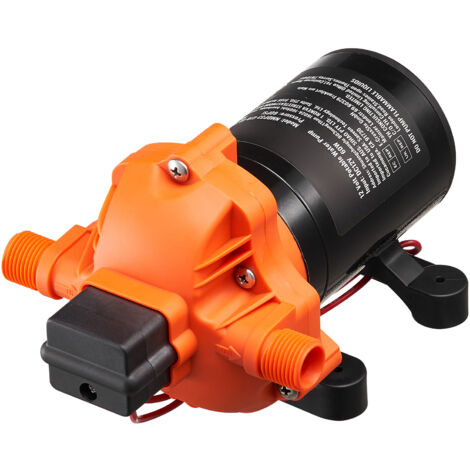 Mophorn – Pompe à membrane 12 V 1,8 GPM – Débit 6,81 L/min – Pression réglable 40-100 PSI – Moteur en cuivre – Installation facile MNPT 1/2''
