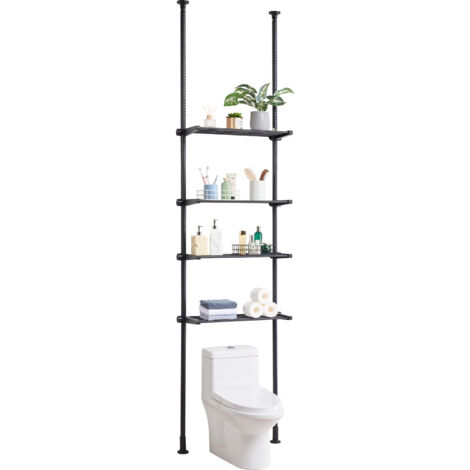 Mophorn Étagère De Rangement à 3 Niveaux Pour Toilettes, Organiseur De Salle De Bain Reglable En Bambou Avec 3 Crochets Economiseur Despace Autonome Pour Le Linge 85623655 Mophorn Étagère De Rangement à 3 Niveaux Pour Toilettes, Organiseur De Salle De Bain Reglable En Bambou Avec 3 Crochets Economiseur Despace Autonome Pour Le Linge 85623655