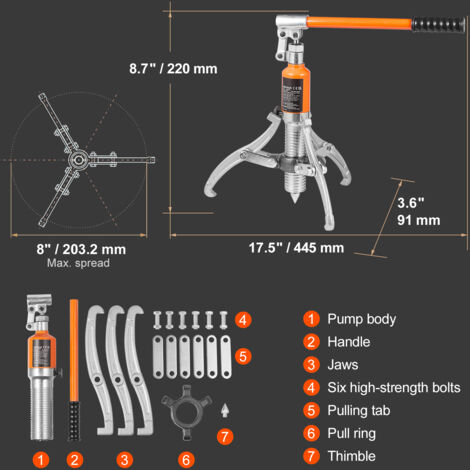 Kit D'extracteur De Roulement Intérieur De Moto 9-23 Mm Arrache Roulement Interieur Extracteur De Roulement De Roue De Moto Avec 5 Tailles De Clips Ouverts 87365400