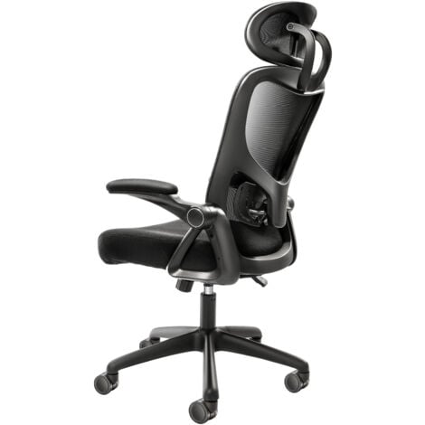 Mophorn Chaise de bureau ergonomique avec support lombaire réglable, chaise de bureau à haut dossier, appui-tête réglable, accoudoir en 2D, chaise d'ordinateur pour la maison et le bureau