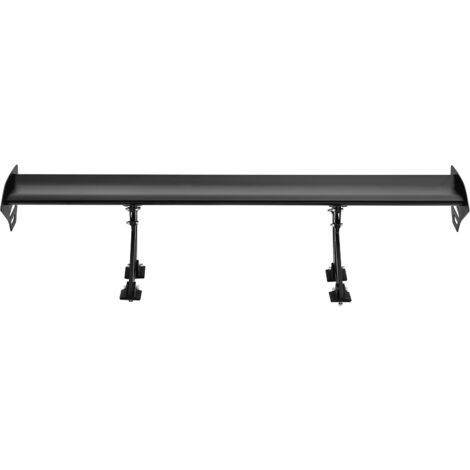 Mophorn Aileron arrière universel 43,3 pouces GT Wing, aileron arrière réglable à un seul pont, aluminium léger pour course BGW/JDM Drift, noir