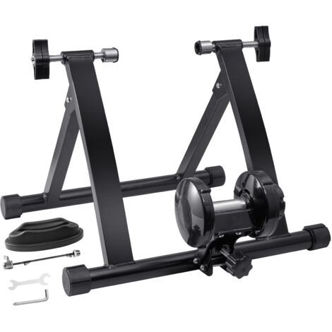 Rouleau d'entraînement pour vélo avec fermeture à dégagement rapide et système élévateur roue avant