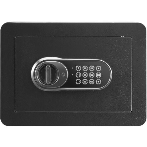 Coffre-fort de sécurité en acier Mophorn de 0,5 pied cube avec clavier numérique et 2 clés, armoire murale pour espèces, bijoux, documents - Or, 13,8 x 9,8 x 9,8 pouces (1/5)