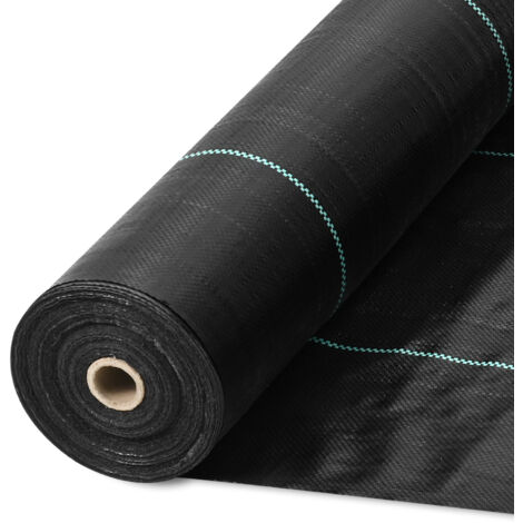 Mophorn – Tissu anti-mauvaises herbes 3 x 50 pi – Géotextile tissé 3,2 oz – Haute perméabilité – Résistant aux déchirures – Pour jardins et allées
